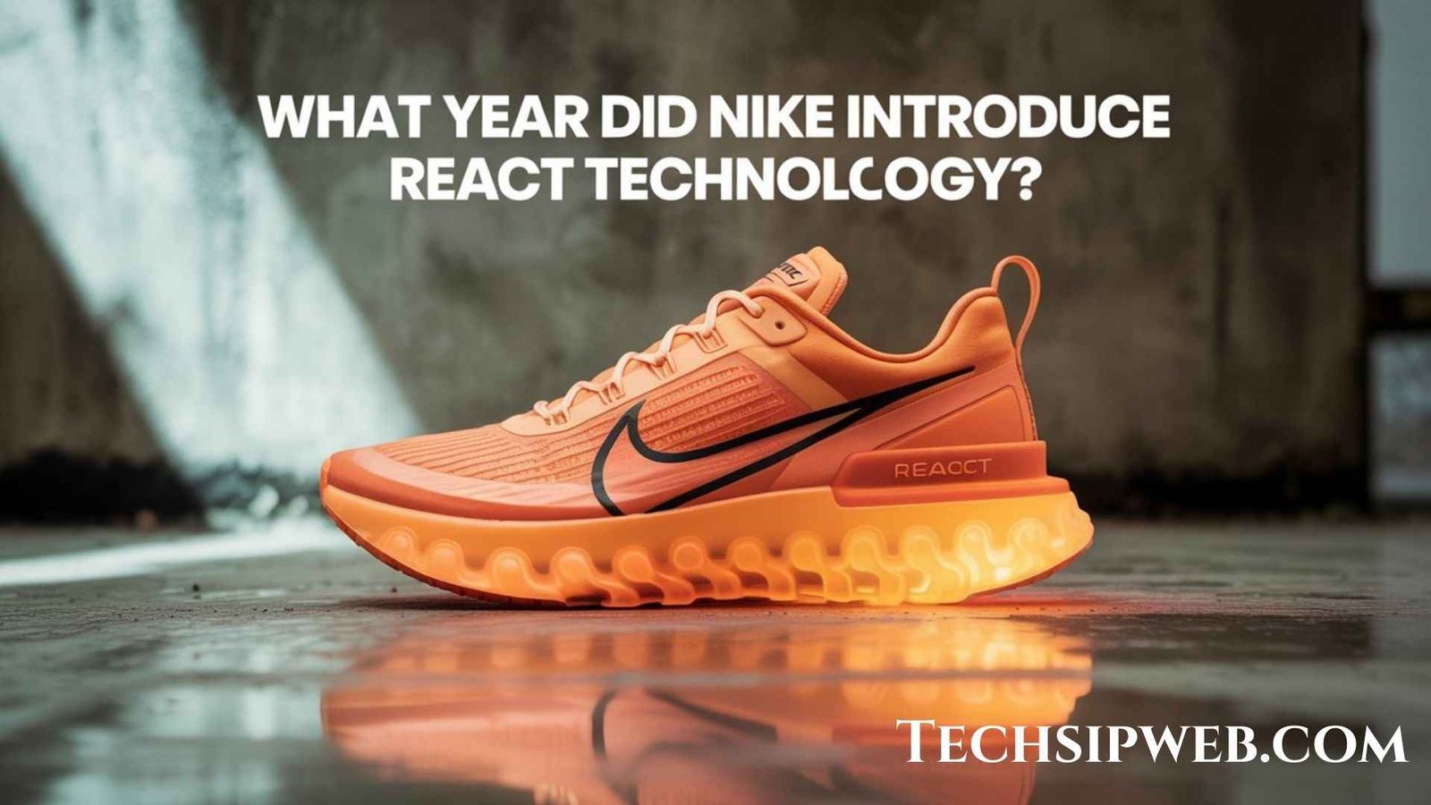 What Year Did Nike Introduce React Technology?