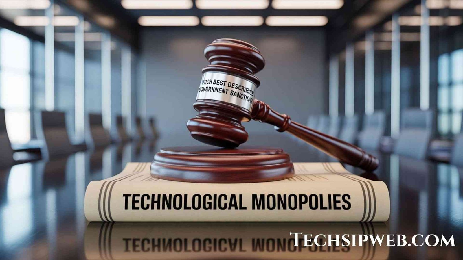 Which Best Describes How The Government Sanctions Technological Monopolies