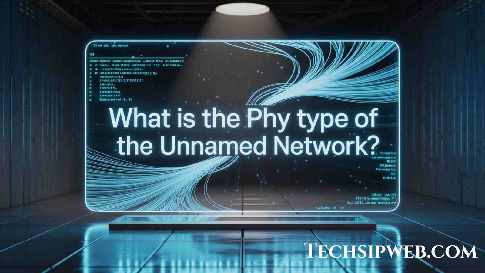 What Is The Phy Type Of The Unnamed Network